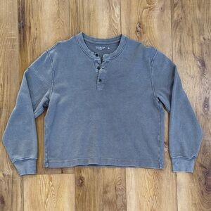Abercrombie & Fitch Cropped Henley